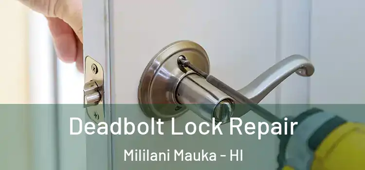 Deadbolt Lock Repair Mililani Mauka - HI