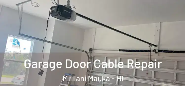  Garage Door Cable Repair Mililani Mauka - HI