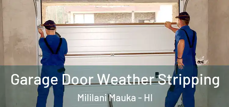  Garage Door Weather Stripping Mililani Mauka - HI