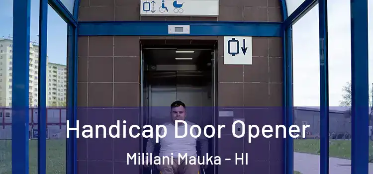 Handicap Door Opener Mililani Mauka - HI