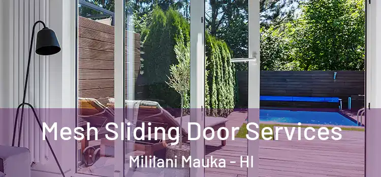 Mesh Sliding Door Services Mililani Mauka - HI